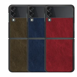 Case with card holder Samsung Galaxy Z Flip 3 leatherette - 4 Colors