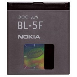 Bateria Nokia (BL-5F) N96, N95, N95 4Gb, N93i, E65, E62, 6210 Navigator, 6290, 6710