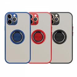 Case Gel iPhone 12 6.1" Camera 3D magnet with holder Smoked