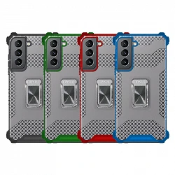 Case with ring e magnet Rock-Crystal Samsung Galaxy S22 Plus - 4 Colors