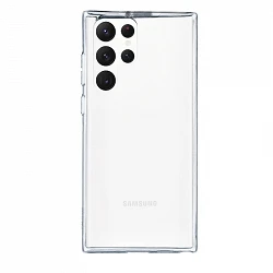 Coque en Silicone Samsung Galaxy S22 Ultra Transparente 2.0MM Extra Épais