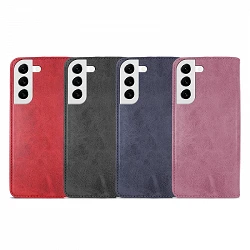Case with card holder Samsung Galaxy S22 leatherette - 4 Colors