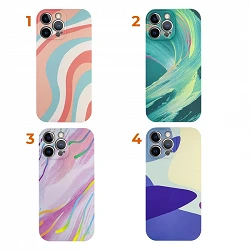 Case silicone smooth elastic 4 Drawings - iPhone 13 Pro V2