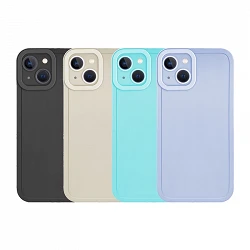 Funda Silicona iPhone 13 Mini con Cámara 4D - 4 Colores