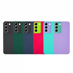 Case silicone Samsung Galaxy S22 with camera 5D - 4 Colors