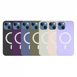 Coque en silicone Premium Magsafe pour iPhone 13 6.1" 7 couleurs