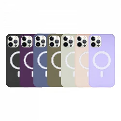 Coque Magsafe en silicone de qualité supérieure pour iPhone 13 Pro Max 6,7" 7 couleurs