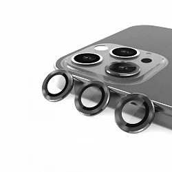 Protecteur 3 Verres Aluminium Premium iPhone 13 Pro/13 Pro Max Noir