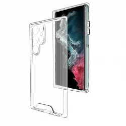 Coque transparente en acrylique rigide Samsung Galaxy S22 Ultra Case Space
