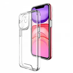 Coque en acrylique rigide transparent iPhone 11 Case Space