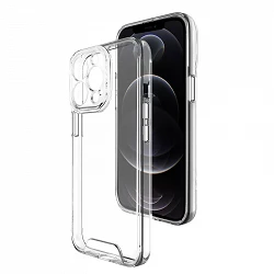 Coque en acrylique rigide transparent iPhone 11 Pro Max Case Space