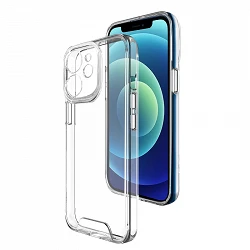 Coque en acrylique rigide transparent iPhone 12 Case Space