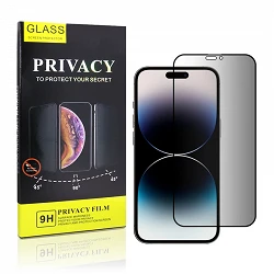 tempered glass Privacidad iPhone 14 Pro 6.1" display protector 5D edge