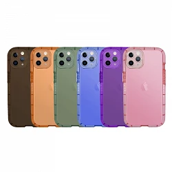 Case Bumper silicone Fluorescent for iPhone 12 Pro Max 6-Colors
