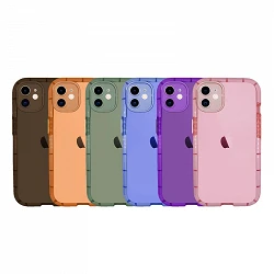 Case Bumper silicone Fluorescent for iPhone 11 6-Colors