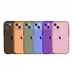 Case Bumper silicone Fluorescent for iPhone 13 6-Colors