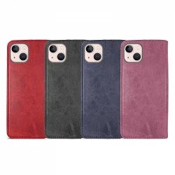 Case with card holder iPhone 14 Plus leatherette - 4 Colors