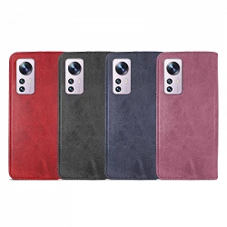 Case with card holder Xiaomi Mi 12 Lite leatherette - 4 Colors