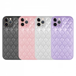 Case Smoked Chamel iPhone 14 Pro leather 4 Colors