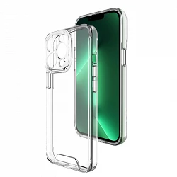 Case Transparent Hard Acrylic iPhone 14 Plus Case Space