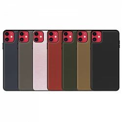 Case anti-blow de leather Magsafe for iPhone 11 7-Colors