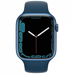 Apple Watch Series 7 GPS, 45mm Sport Band. Blue