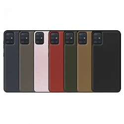 Piel Magsafe Antigolpe Case pour Samsung Galaxy A51 7-Colors