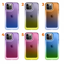 Funda Space Case Degradada con Cubre Camara de Colores para iPhone 12 Pro