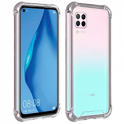 Case anti-blow Huawei P40 Lite Gel Transparent with reinforced corners