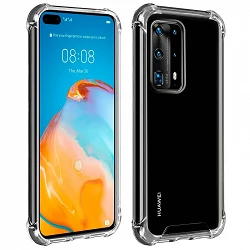 Case anti-blow Huawei P40 Pro Gel Transparent with reinforced corners