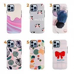 Coque Gel double couche pour iPhone 13 Pro Max - 6-Drawings V2