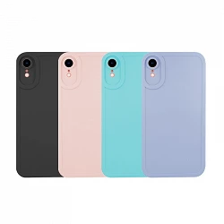Case silicone iPhone XR with camera 4D - 4 Colors