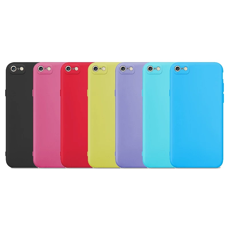 Funda Silicona Suave iPhone 5/5s 3D 7 Colores