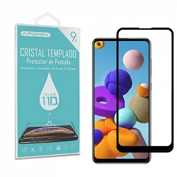 Cristal templado Full Glue 11D Premium Samsung Galaxy S21 FE Protector de Pantalla Curvo Negro