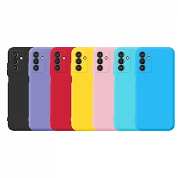 Case silicone smooth Samsung M23 5G with camera 3D - 7 Colors
