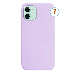  Funda para iPhone 11, silicona líquida suave para iPhone 11  (2019) de 6.1 pulgadas, funda protectora completa para iPhone 11, violeta :  Celulares y Accesorios
