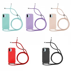 Case smooth with Lanyard Xiaomi Redmi A1 5-Colors