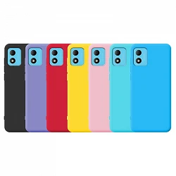 Case silicone smooth TCL 305i with Camera 3D - 7 Colors