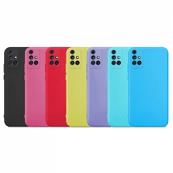 Case silicone smooth Samsung M31S with camera 3D - 7 Colors