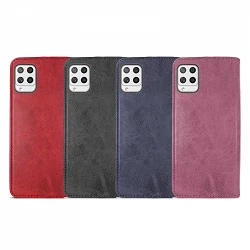 Case with card holder Samsung Galaxy A42 5G leatherette - 4 Colors