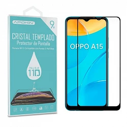 tempered glass Full Glue 11D Premium Oppo A16/A54S display protector edge Black