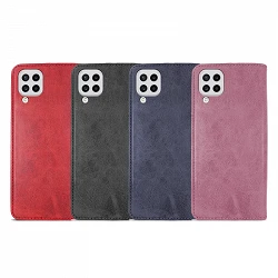 Case with card holder Samsung Galaxy M22/M32leatherette - 4 Colors