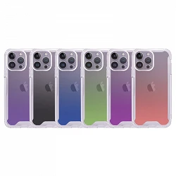 Case anti-blow degraded de Colors for iPhone 14 Pro Max 6-Colors