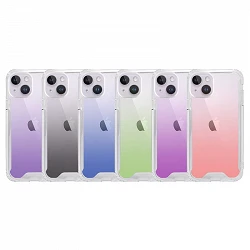 Funda Antigolpe Degradada de Colores para iPhone 14 Plus 6-Colores