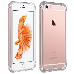 Case anti-blow iPhone 6 Plus Gel Transparent with reinforced corners