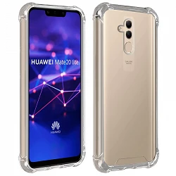 Case anti-blow Huawei Mate 20 Lite Gel Transparent with reinforced corners
