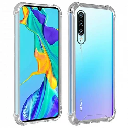 Case anti-blow Huawei P30 Gel Transparent with reinforced corners