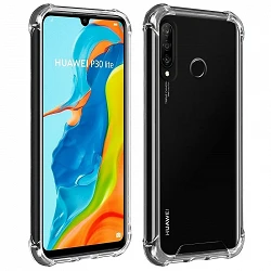 Case anti-blow Huawei P30 Lite Gel Transparent with reinforced corners