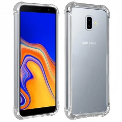 Case anti-blow Samsung Galaxy J6 Plus Gel Transparent with reinforced corners