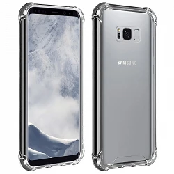 Case anti-blow Samsung Galaxy S8 Plus Gel Transparent with reinforced corners